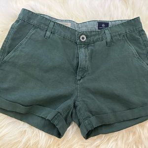 AG The Tristan chino SHORTS 26 dark olive LN